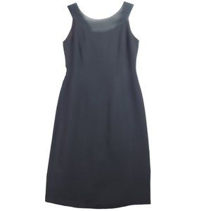 Due Per Due Veste‎ Womens Dress Size 8 Black Sleeveless Open Back Cocktail Party